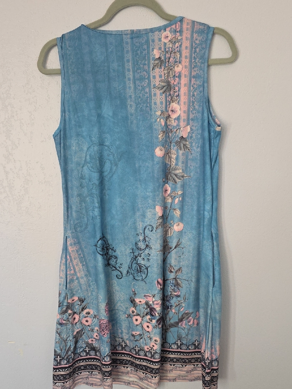 Cute Blue Multi Coloured Dress - Picture 3 of 4